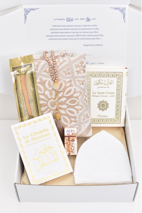 Coffret homme, idéal pour cadeau, tapis de prière,coffret cadeau homme