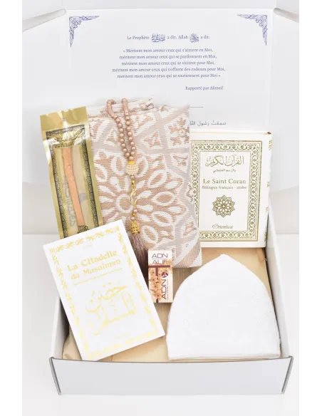 Coffret homme, idéal pour cadeau, tapis de prière,coffret cadeau homme