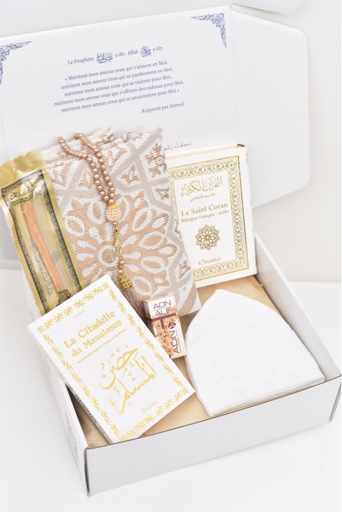 Coffret homme, idéal pour cadeau, tapis de prière,coffret cadeau homme
