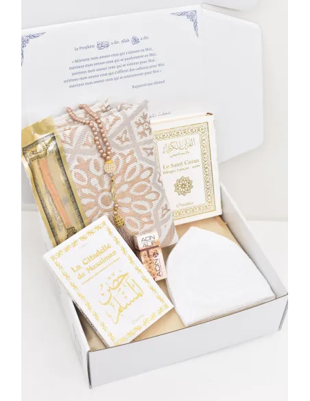 Coffret homme, idéal pour cadeau, tapis de prière,coffret cadeau homme