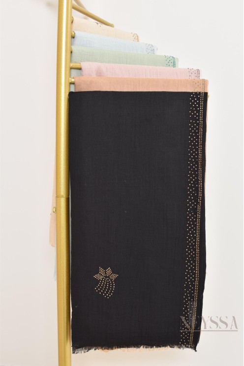 hijab coton à strass Neyssa