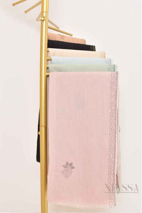 hijab coton à strass Neyssa