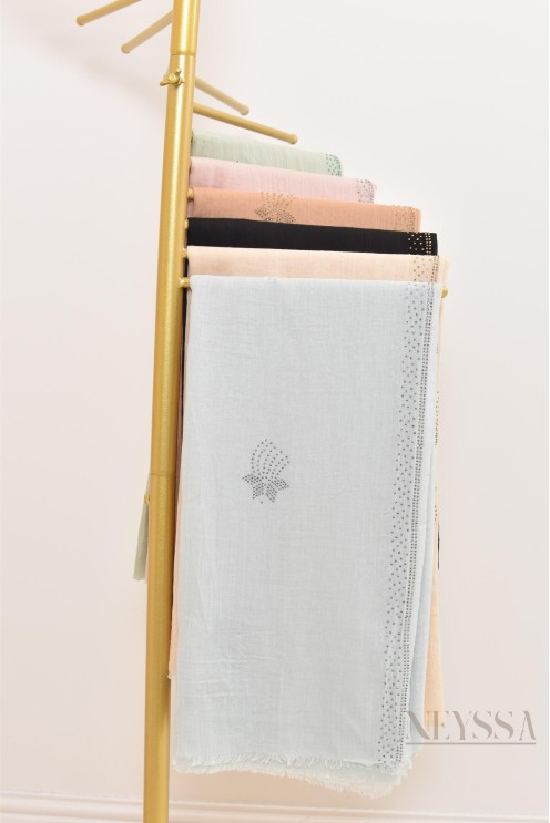 hijab coton à strass Neyssa