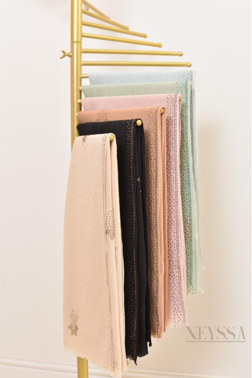 hijab coton à strass Neyssa