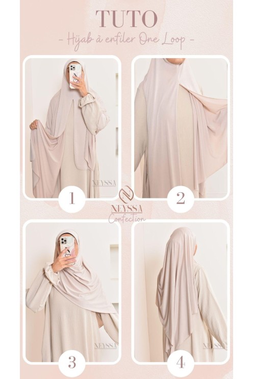 Box hijab jersey premium, haut de gamme, idée cadeau femme voilée