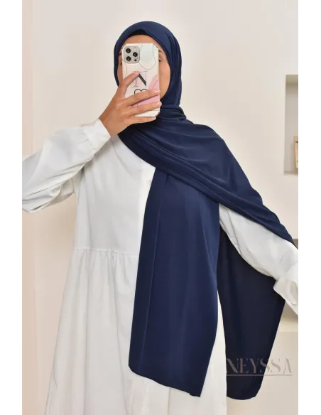 hijab à enfiler jersey premium, pratique et confortable, hijab pas cher