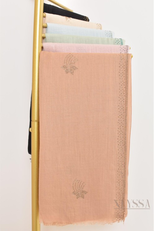 hijab coton à strass Neyssa