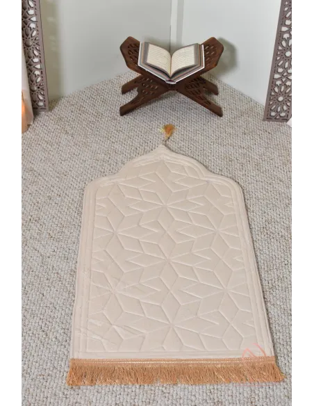 tapis de prière luxe au meilleur prix pour enfant, velours épais