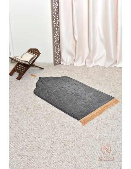 tapis de prière luxe au meilleur prix pour enfant, velours épais
