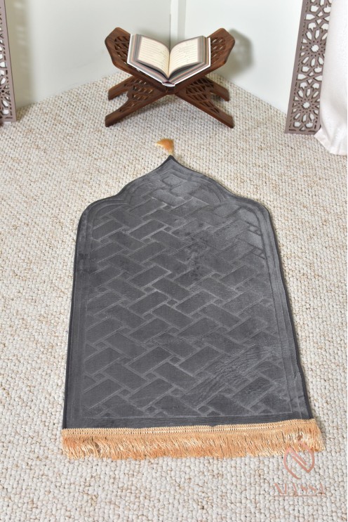 tapis de prière motif simple, idéal pour enfant qui débute la prière