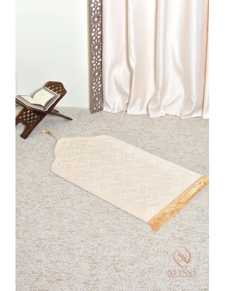 tapis de prière motif simple, idéal pour enfant qui débute la prière