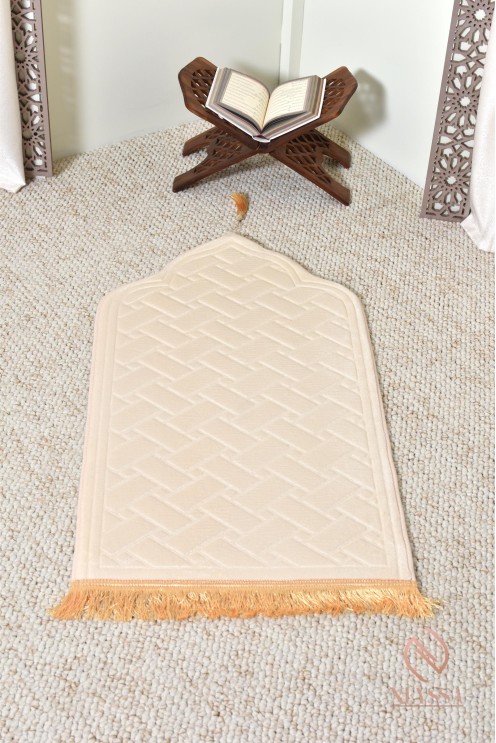 tapis de prière motif simple, idéal pour enfant qui débute la prière