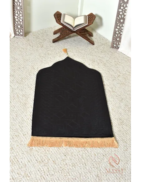 Tapis de prière islam enfant en velours épais, avec motif oriental