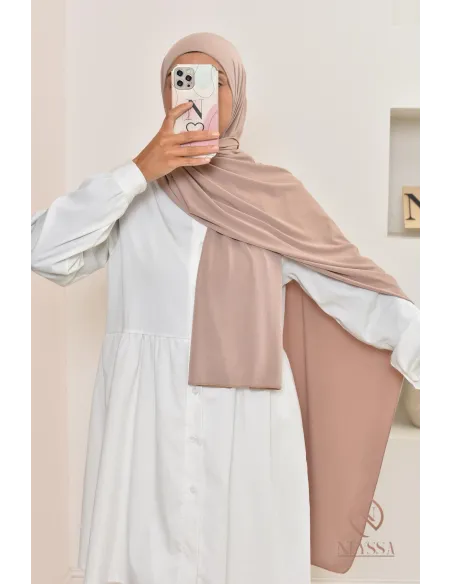 Hijab jersey premium de neyssa shop création, hijab qualité lycra