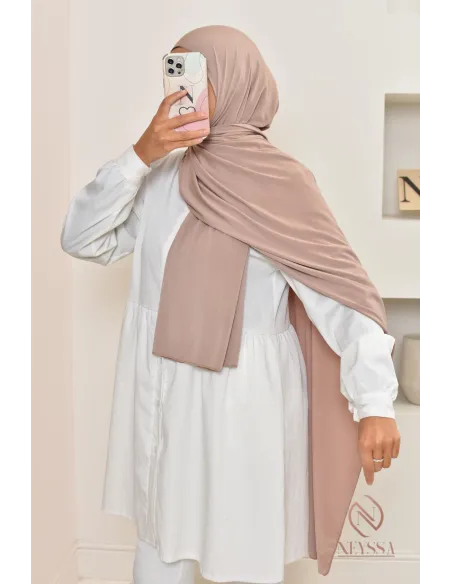 Hijab jersey premium de neyssa shop création, hijab qualité lycra