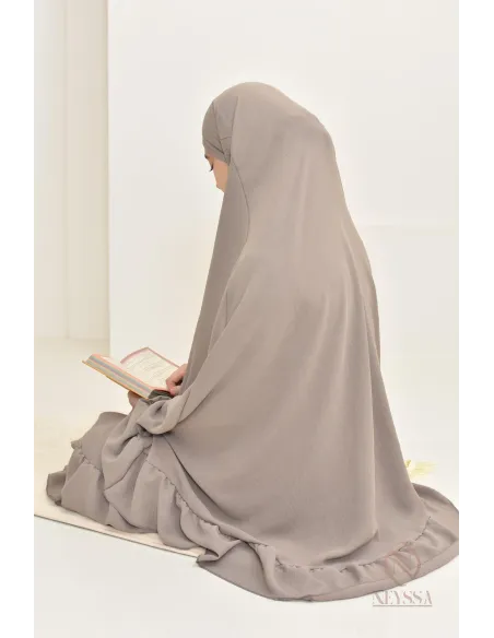 Ensemble 2 pièces de prière en jazz cape et jupe, idéal pour la maison