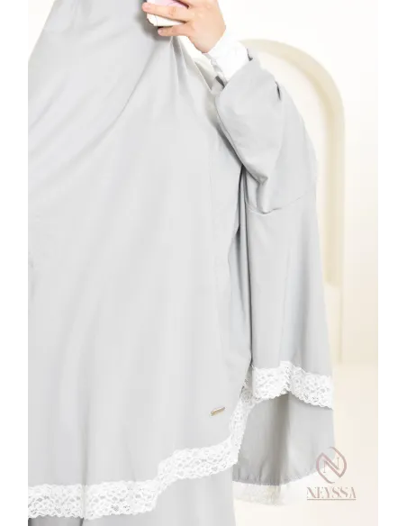Ensemble 2 pièces de prière en coton, cape et jupe, idéal pour la maison