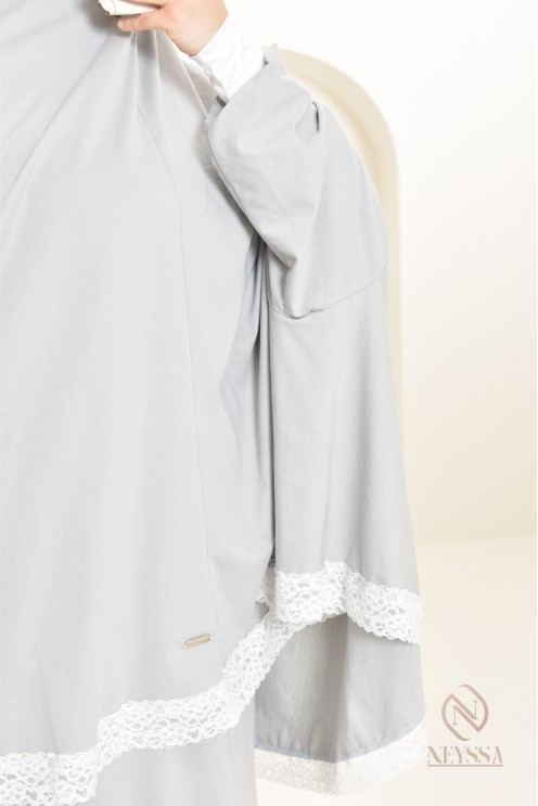 Ensemble 2 pièces de prière en coton, cape et jupe, idéal pour la maison