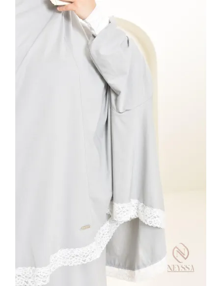 Ensemble 2 pièces de prière en coton, cape et jupe, idéal pour la maison