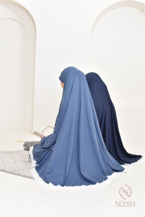 Ensemble 2 pièces de prière en coton, cape et jupe, idéal pour la maison