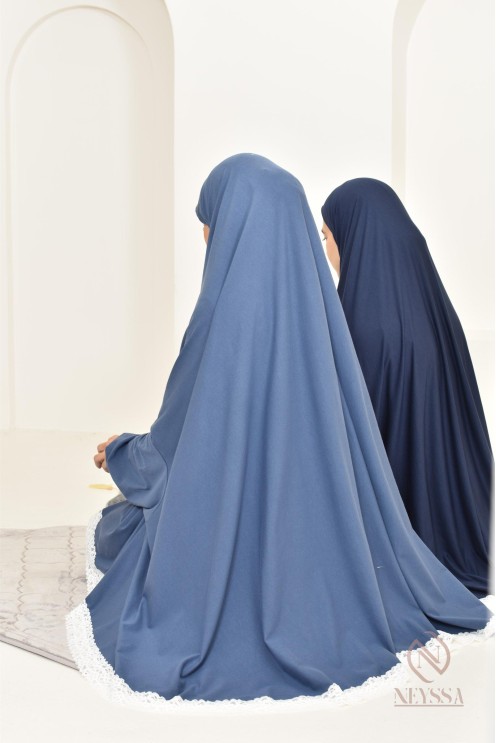 Ensemble 2 pièces de prière en coton, cape et jupe, idéal pour la maison