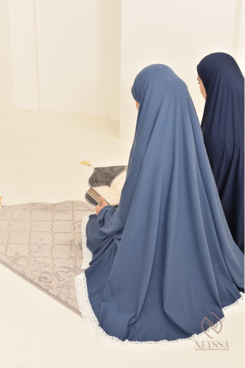 Ensemble 2 pièces de prière en coton, cape et jupe, idéal pour la maison