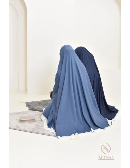 Ensemble 2 pièces de prière en coton, cape et jupe, idéal pour la maison