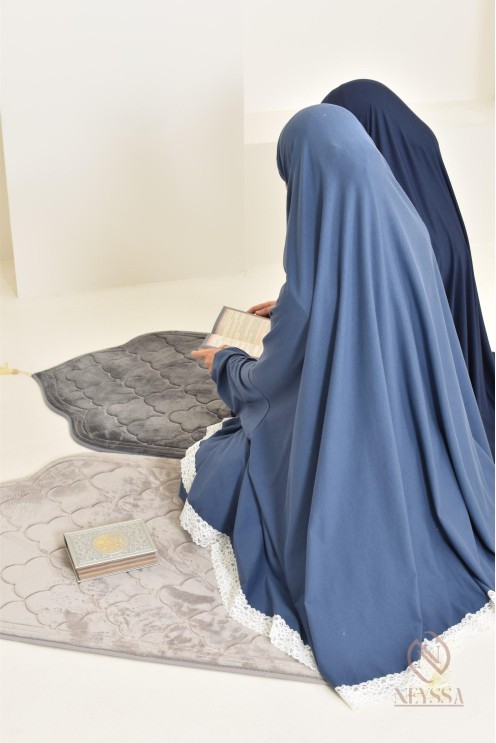 Ensemble 2 pièces de prière en coton, cape et jupe, idéal pour la maison