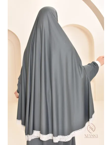 Ensemble 2 pièces de prière en coton, cape et jupe, idéal pour la maison