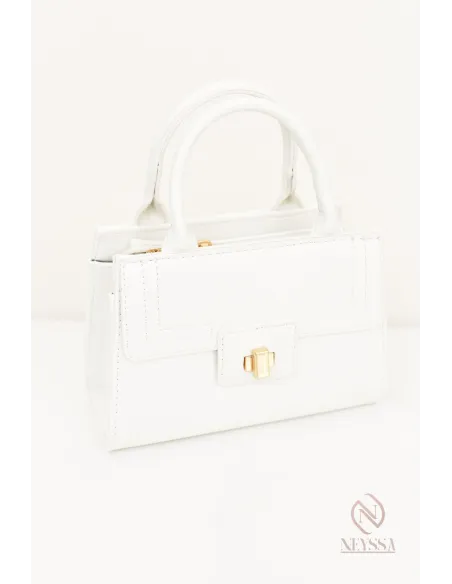 Sac trapèze ultra-tendance en similicuir chic pour modest fashion .