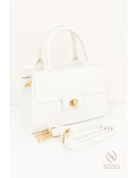 Sac trapèze ultra-tendance en similicuir chic pour modest fashion .