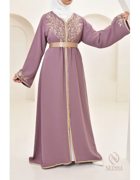Robe caftan moderne idéale pour vos diverses occasions : Aïd, cérémonie...