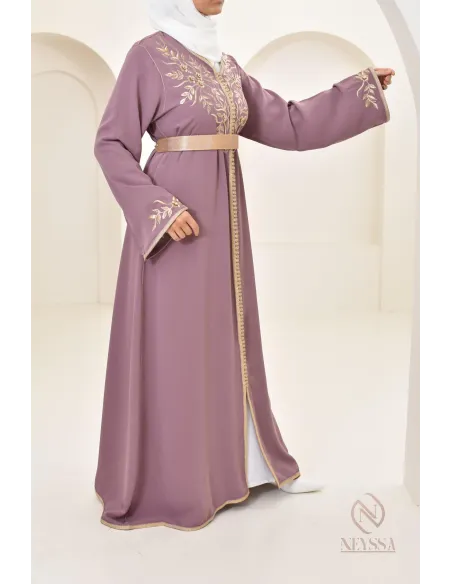 Robe caftan moderne idéale pour vos diverses occasions : Aïd, cérémonie...