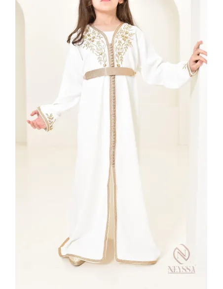 Caftan marocain pour jeune fille à porter pour divers évènements, by Neyssa.