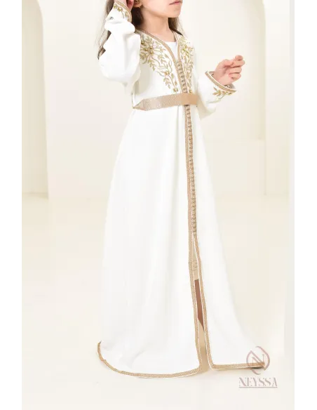 Caftan marocain pour jeune fille à porter pour divers évènements, by Neyssa.