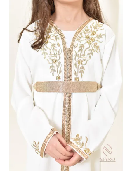 Caftan marocain pour jeune fille à porter pour divers évènements, by Neyssa.