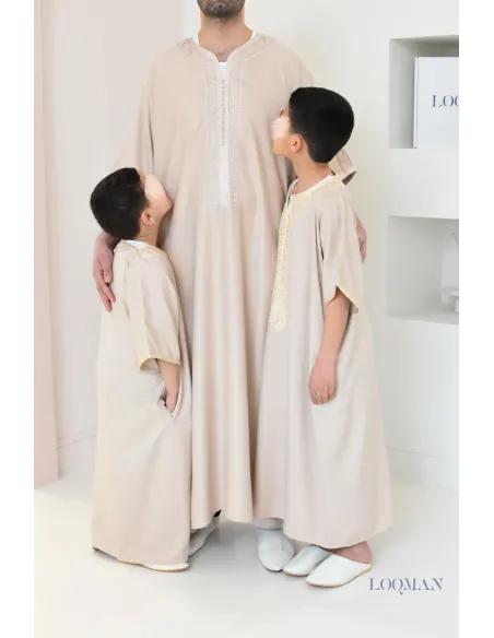 Qamis homme Marocain gandoura haut de gamme à offrir pour l'Aïd ou Ramadan