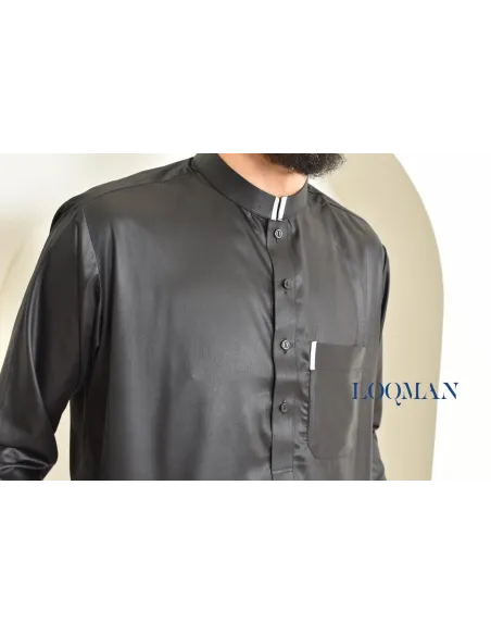 Qamis Pakistanais homme, tissu fluide, idéal pour la mosquée