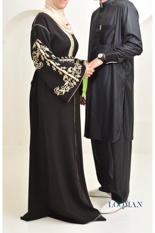 Qamis Pakistanais homme, tissu fluide, idéal pour la mosquée