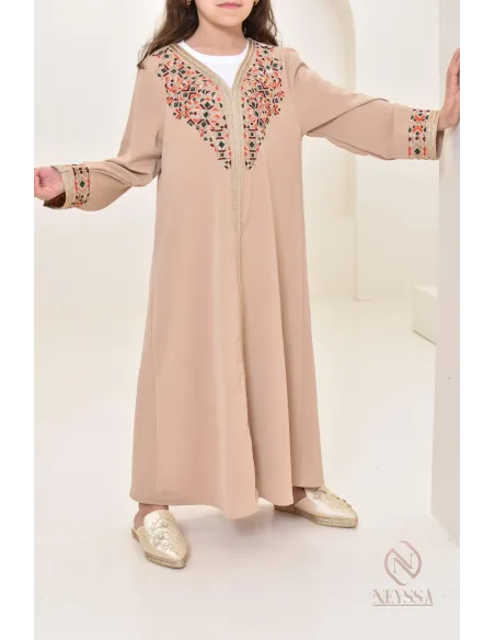 Djellaba avec motifs orientaux, pour tous vos événements importants 