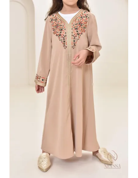 Djellaba avec motifs orientaux, pour tous vos événements importants 