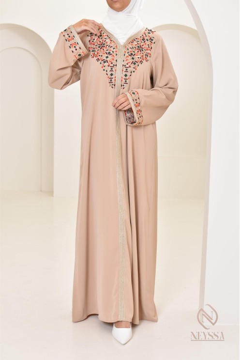 Djellaba with oriental motifs, for all your important events 