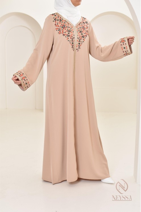 Djellaba with oriental motifs, for all your important events 