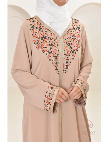 Djellaba with oriental motifs, for all your important events 