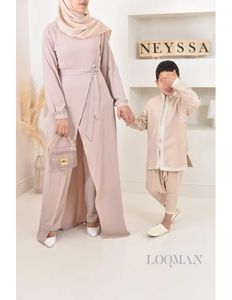 Combinaison femme classe nude by Neyssa, modest femme voilée chic.