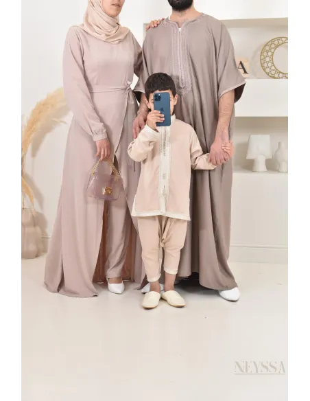 Combinaison femme classe nude by Neyssa, modest femme voilée chic.