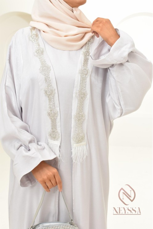 Kimono 3 pièces en cristal, idéal pour vos différentes occasions