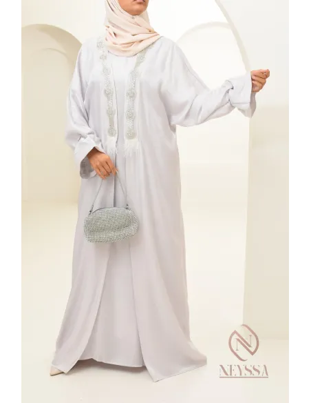 Kimono 3 pièces en cristal, idéal pour vos différentes occasions