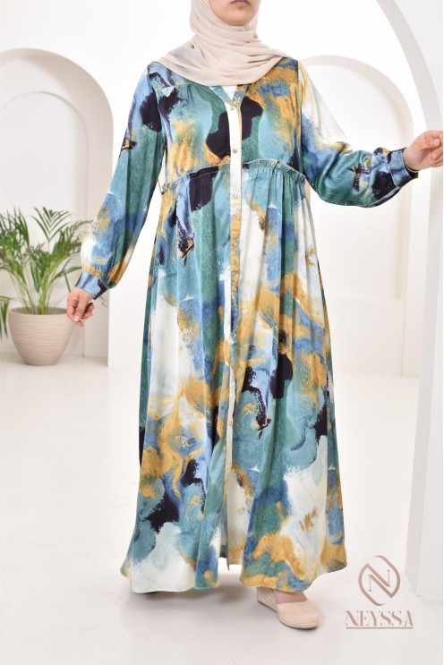 Longue robe au style bohémien, très tendance cette année et ultra chic