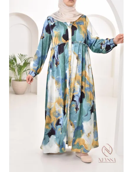 Longue robe au style bohémien, très tendance cette année et ultra chic